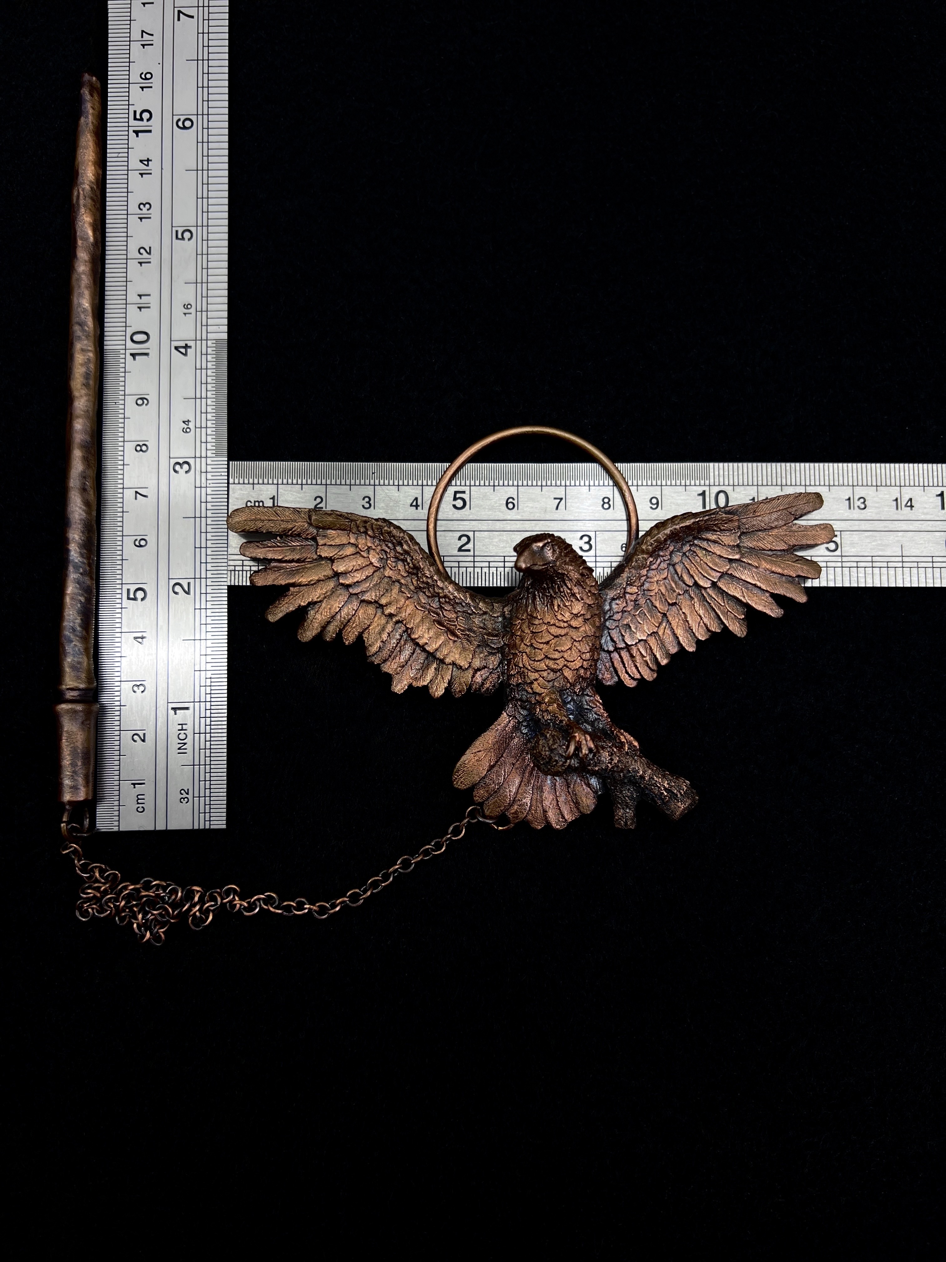 Copper hair jewelry, hair pin, hair clip, hair accessories with eagle design