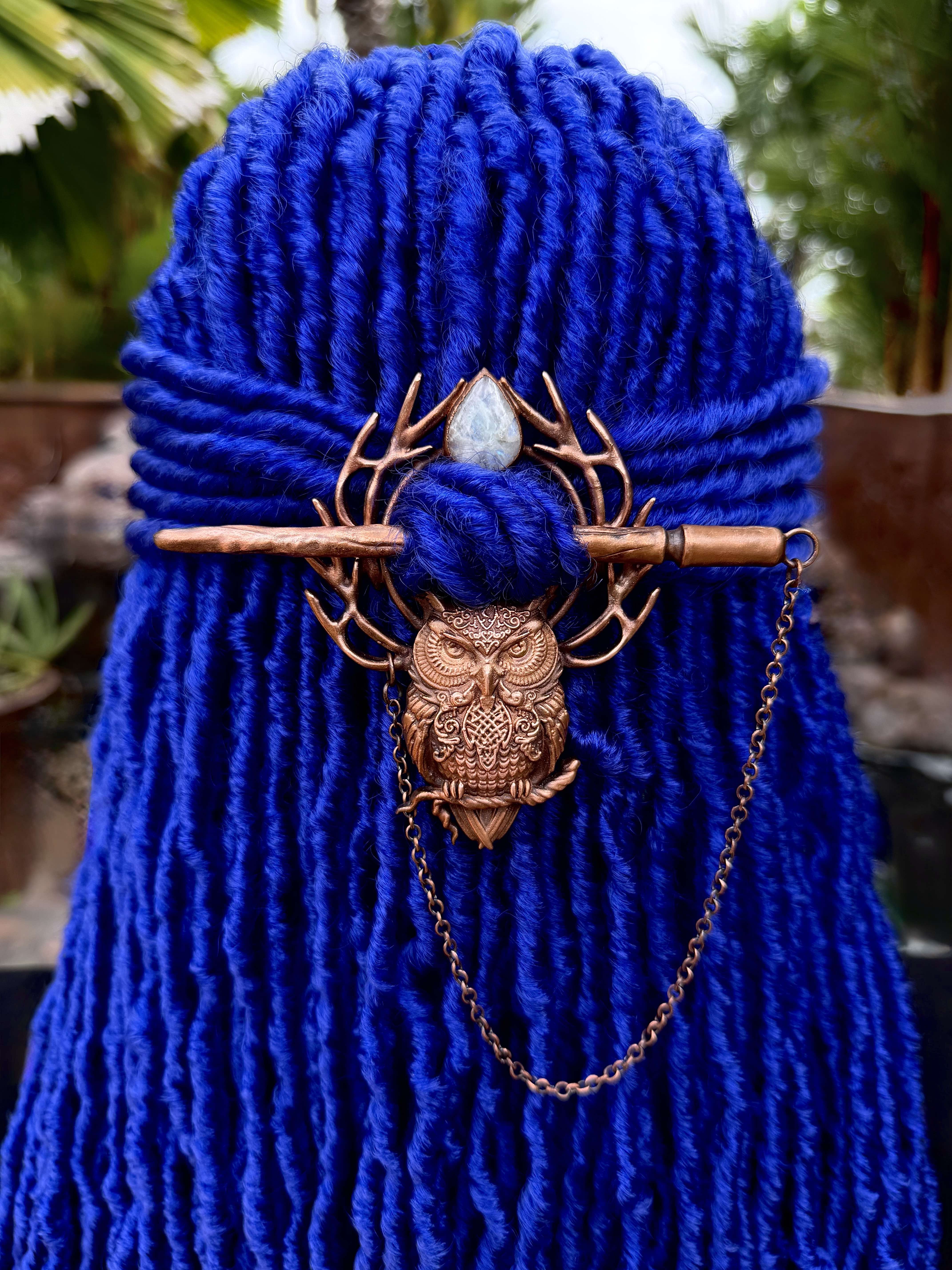 Copper loc jewelry, dreadlock hair pin, dread jewelry, dread accessory, loc accessories