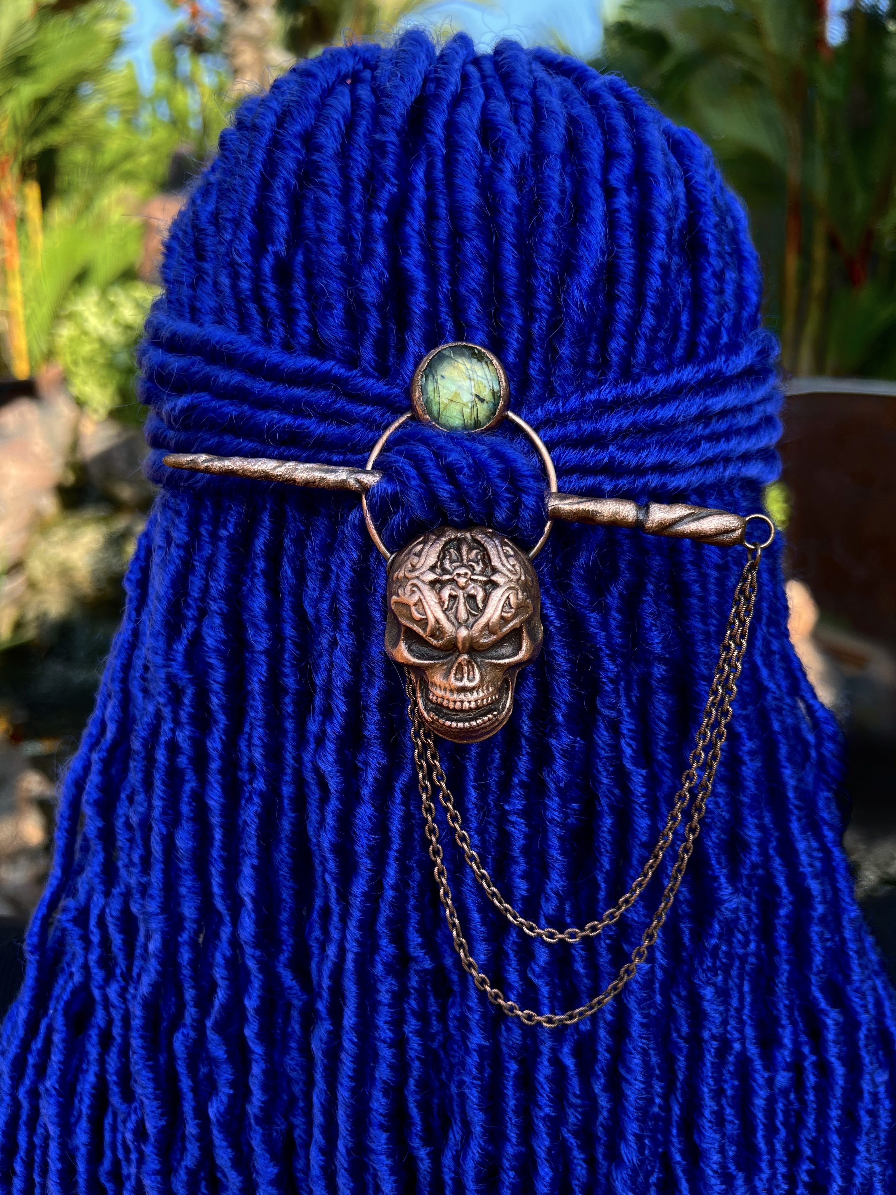 Loc jewelry, dreadlock hair pin, dread jewelry, loc accessories, dread ring