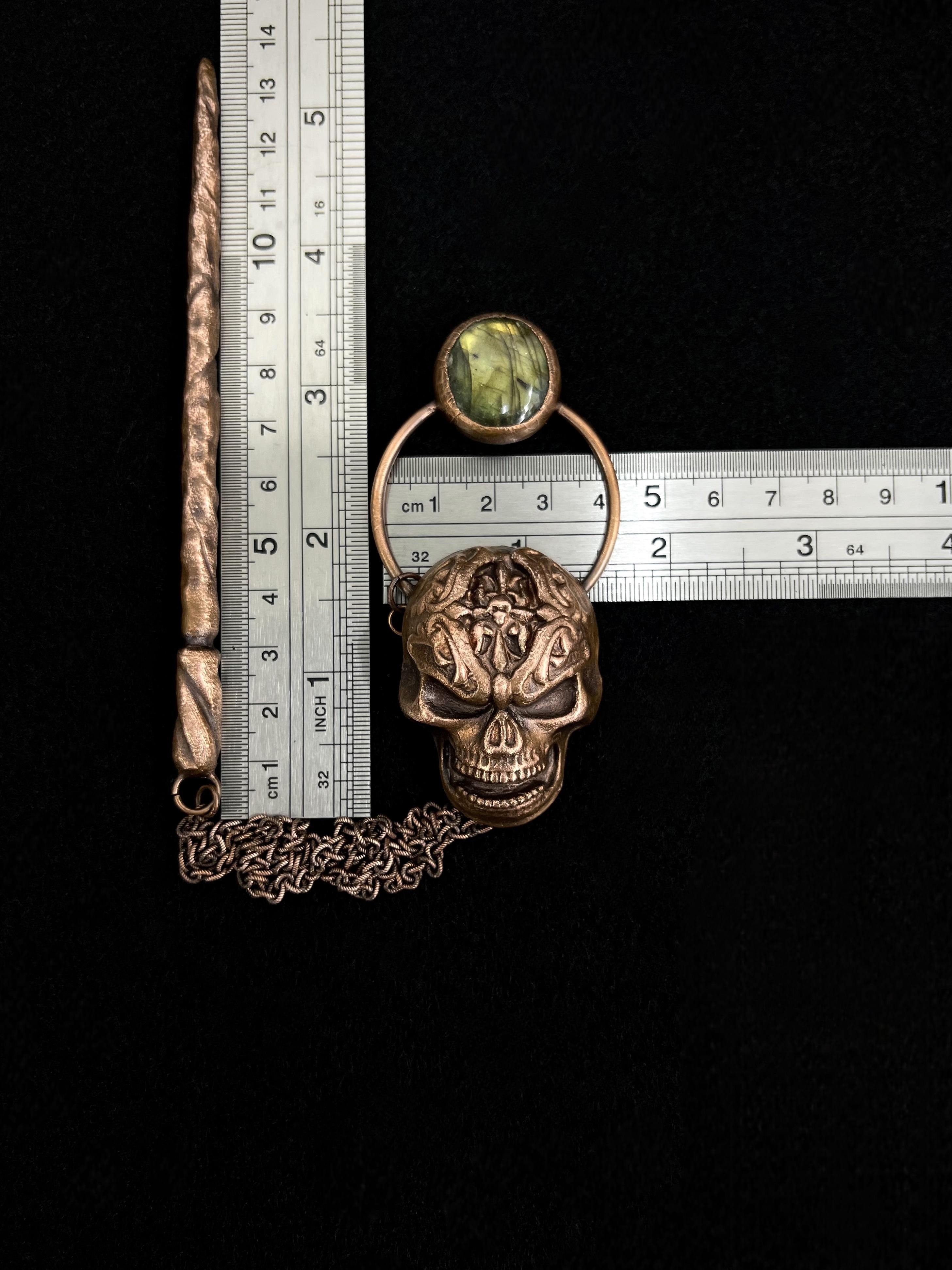 Skull hair jewelry, hairpin, hair clip, hair barrette, hair accessory