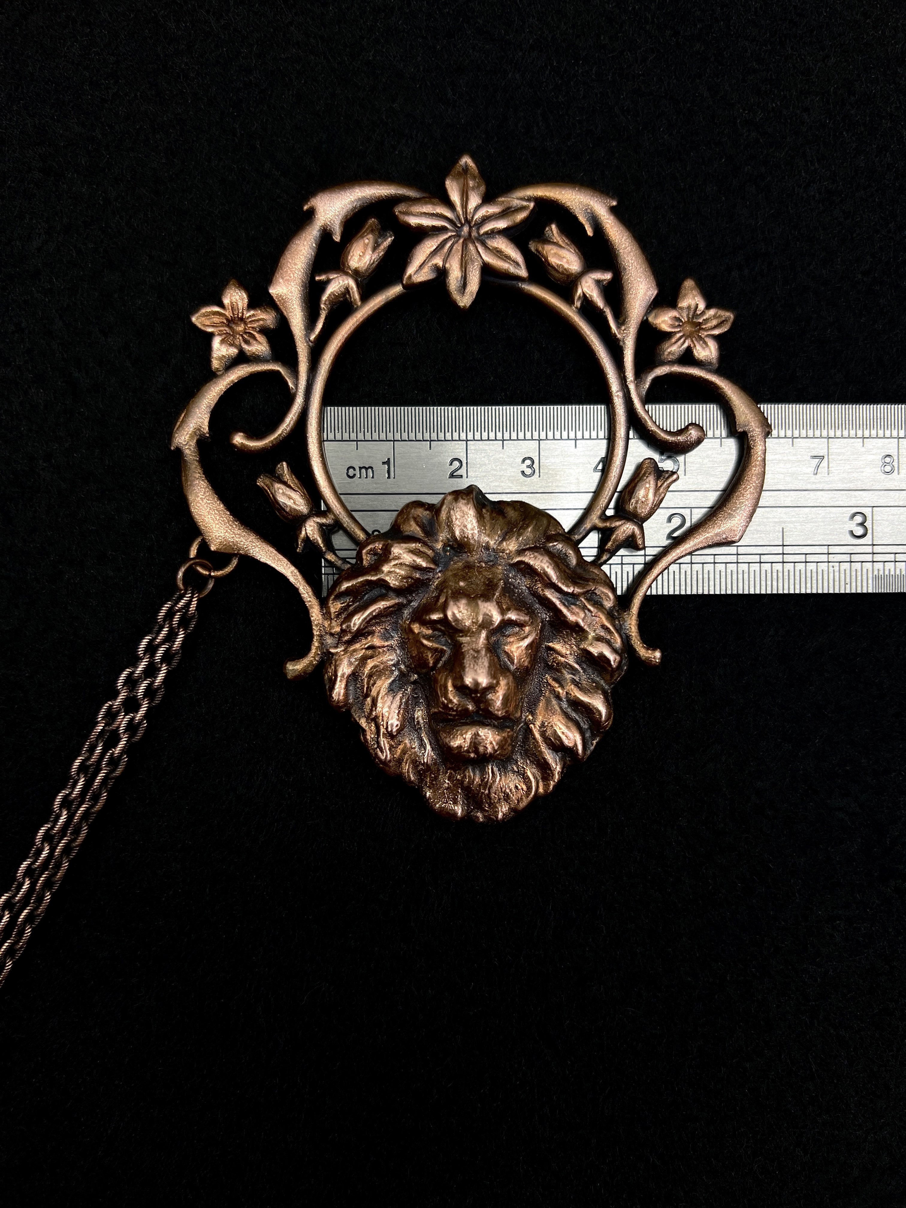 Hair jewelry, hair pin, hair clip, hair accessory with lion design